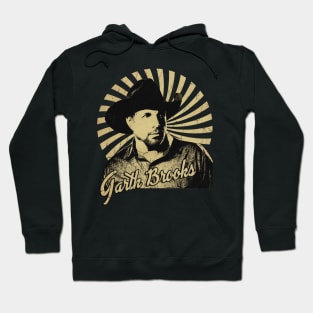 vintage retro design Garth Brooks Hoodie